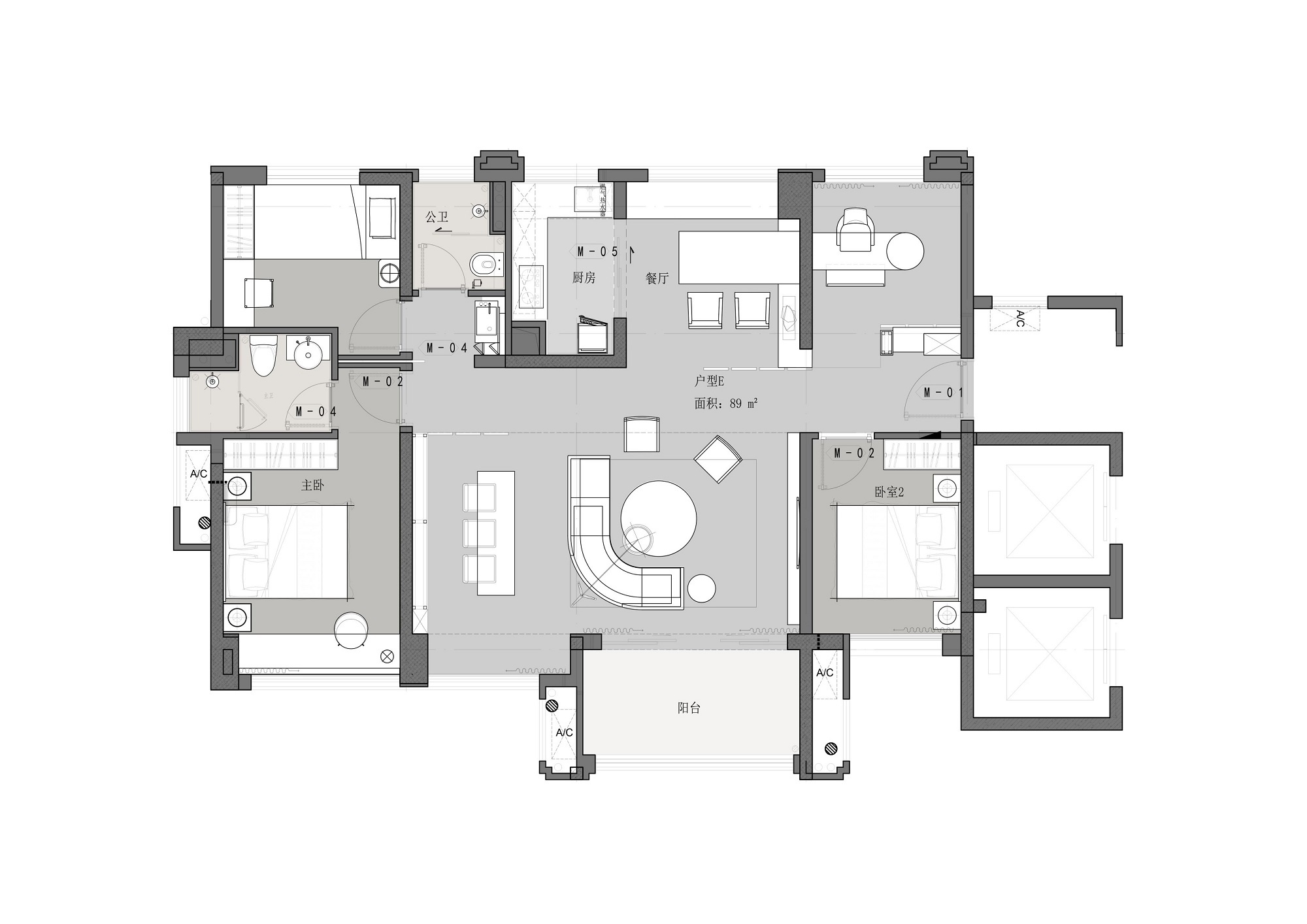 隆腾盛世花园样板房设计丨SD DESIGN-32