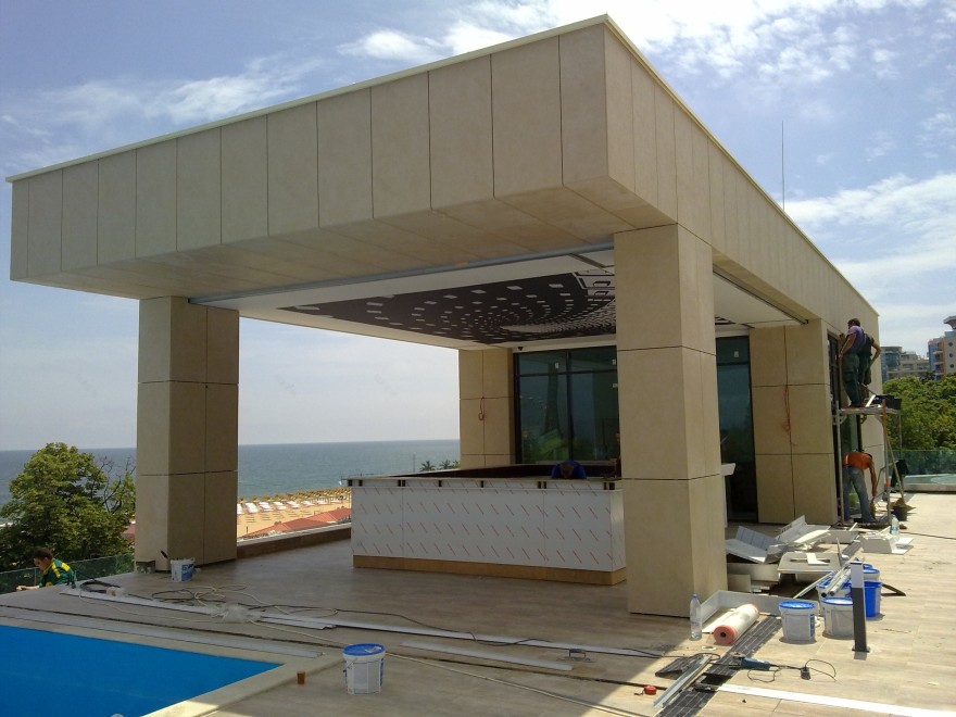 国际赌场酒店奢华设计,Stoa Group 打造 5200 平方米陶瓷外墙-6