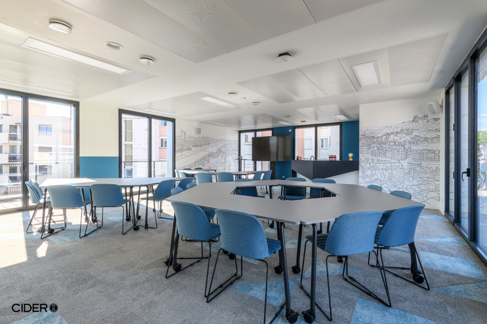 马扎尔斯集团全新总部丨法国里昂丨Tétris-2