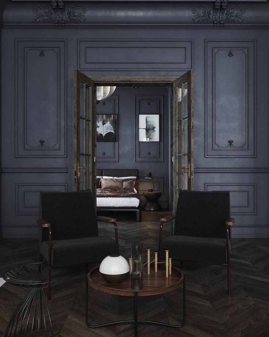 Mossebo 设计团队打造大气一居室,古典与现代完美融合-115