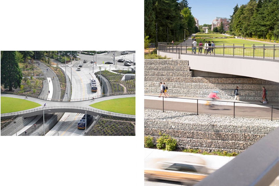 2019 ASLA通用设计类荣誉奖：下雷尼尔维斯塔和人行陆桥，美国西雅图/在众多交通模式的交汇地带建立一条具有重要意义的校园轴线-34