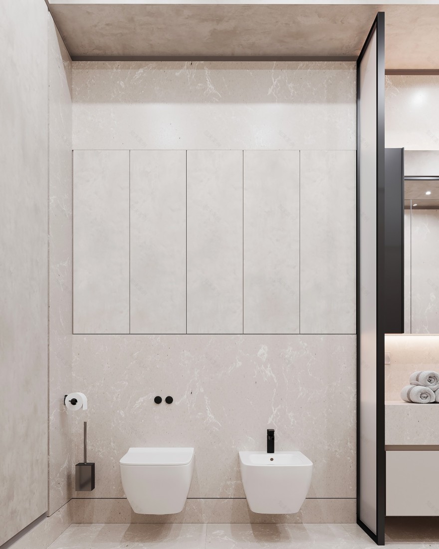 莫斯科法式极简公寓丨俄罗斯莫斯科丨ABarchitects 工作室-43