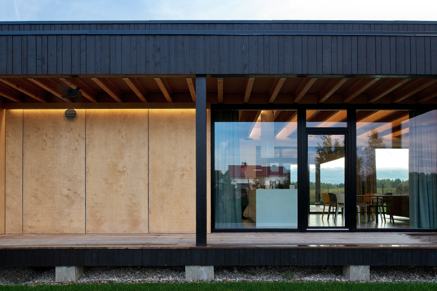 融合传统与现代的立陶宛乡村别墅设计-5