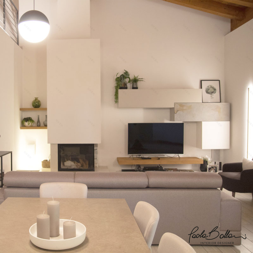 意大利私人别墅客厅设计-4