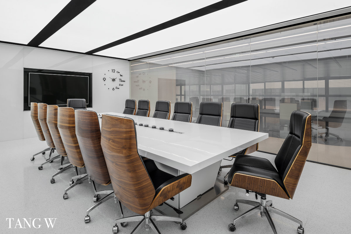 杭州禾赛光电现代展厅办公空间设计-10