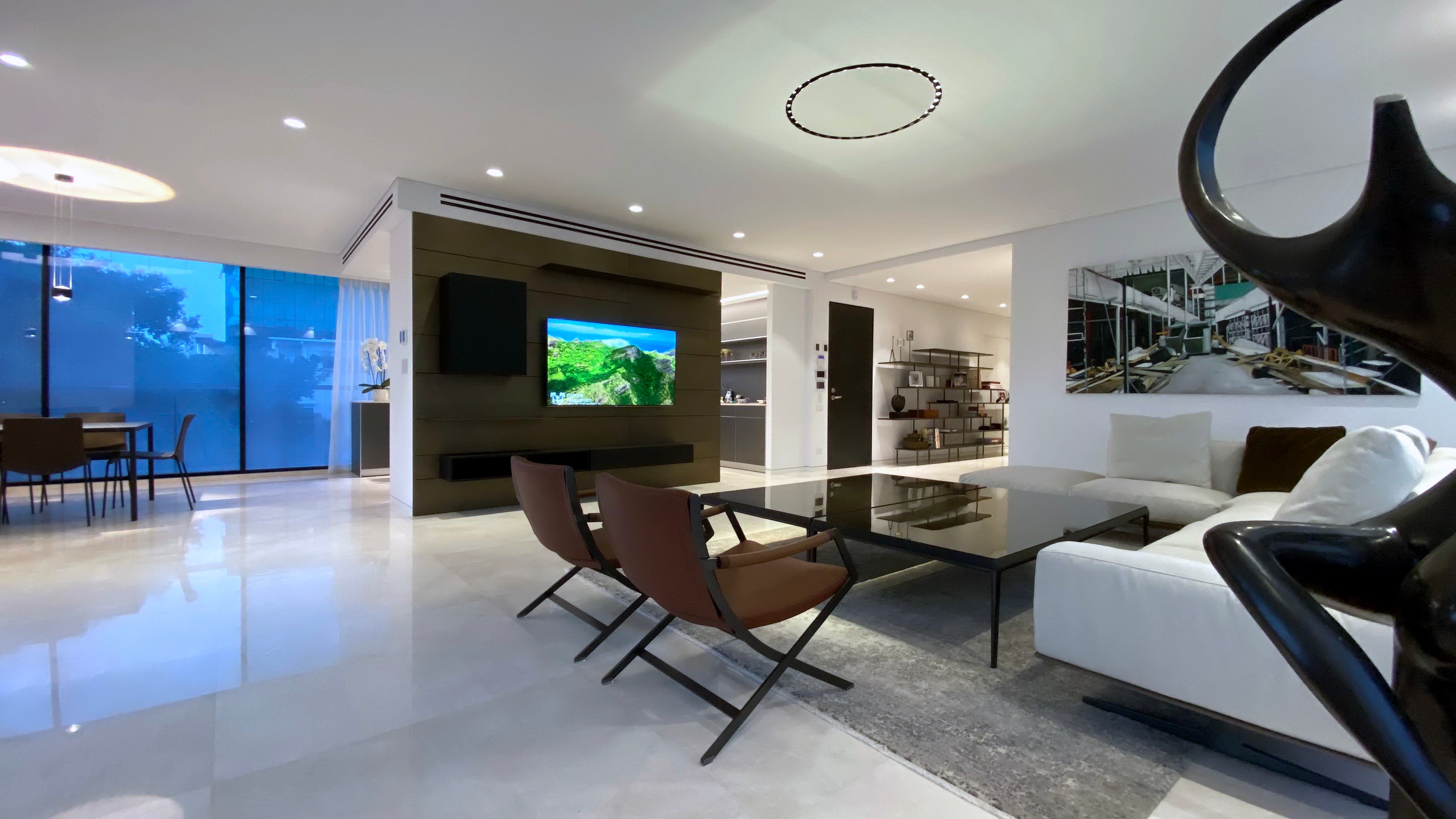 特拉维夫公寓，色彩与材质的完美协奏-1