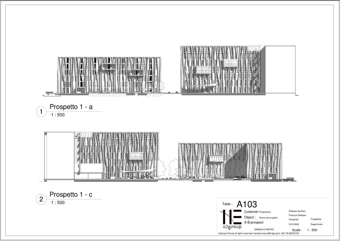 Manuele Maoro丨办公建筑丨Project for the redevelopment of the complex of four office buildings-12