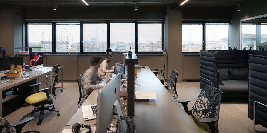 米兰 Widiba 银行总部,90 年代建筑的新生-14