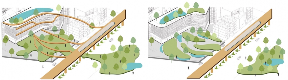 The Line Mochit高层住宅景观设计，曼谷/4个景观园区和6条主题步道打造舒适的生活环境-8