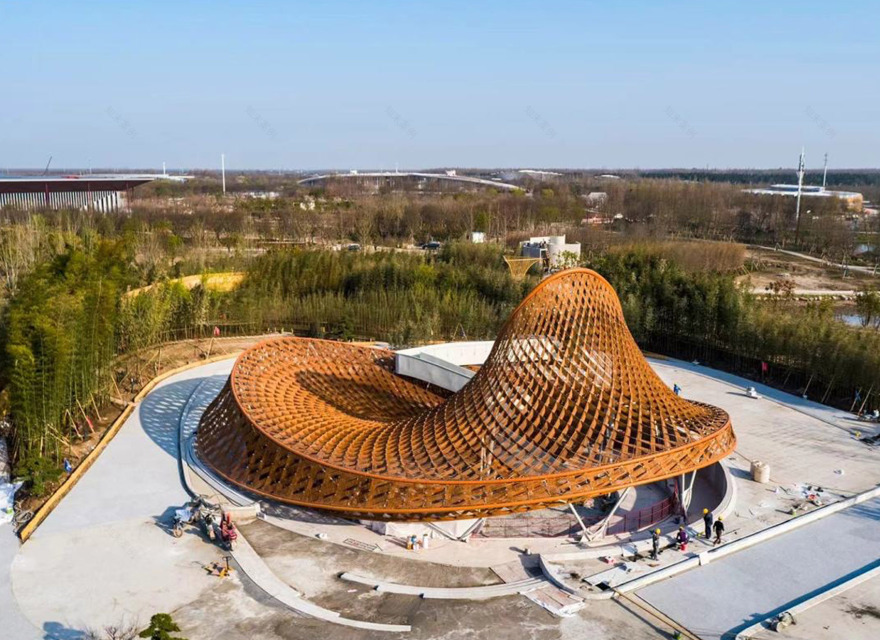 上海竹藤馆丨中国上海丨华建集团上海建筑科创中心创作研究中心等-10