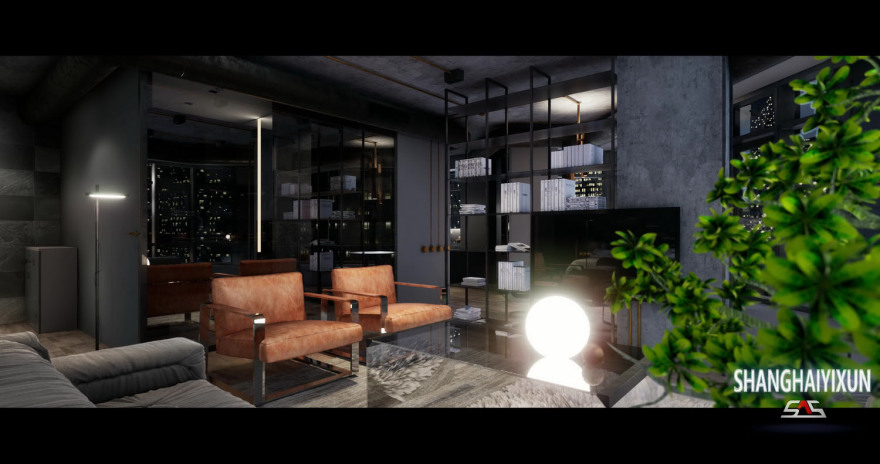 上海一巽 2018·虚幻 4 游戏引擎打造的高质量室内设计-19