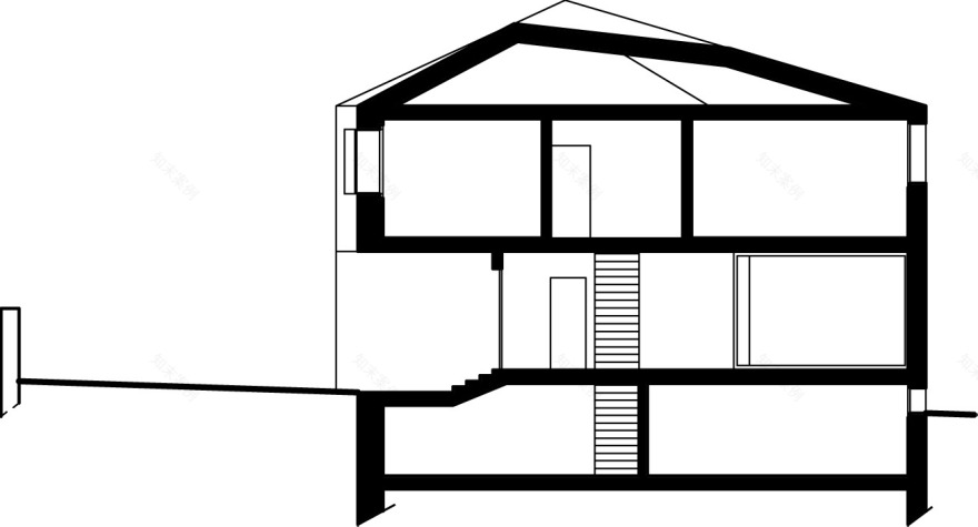 法国 Goutterelle 酒庄现代别墅,融入自然的混凝土奇迹-3