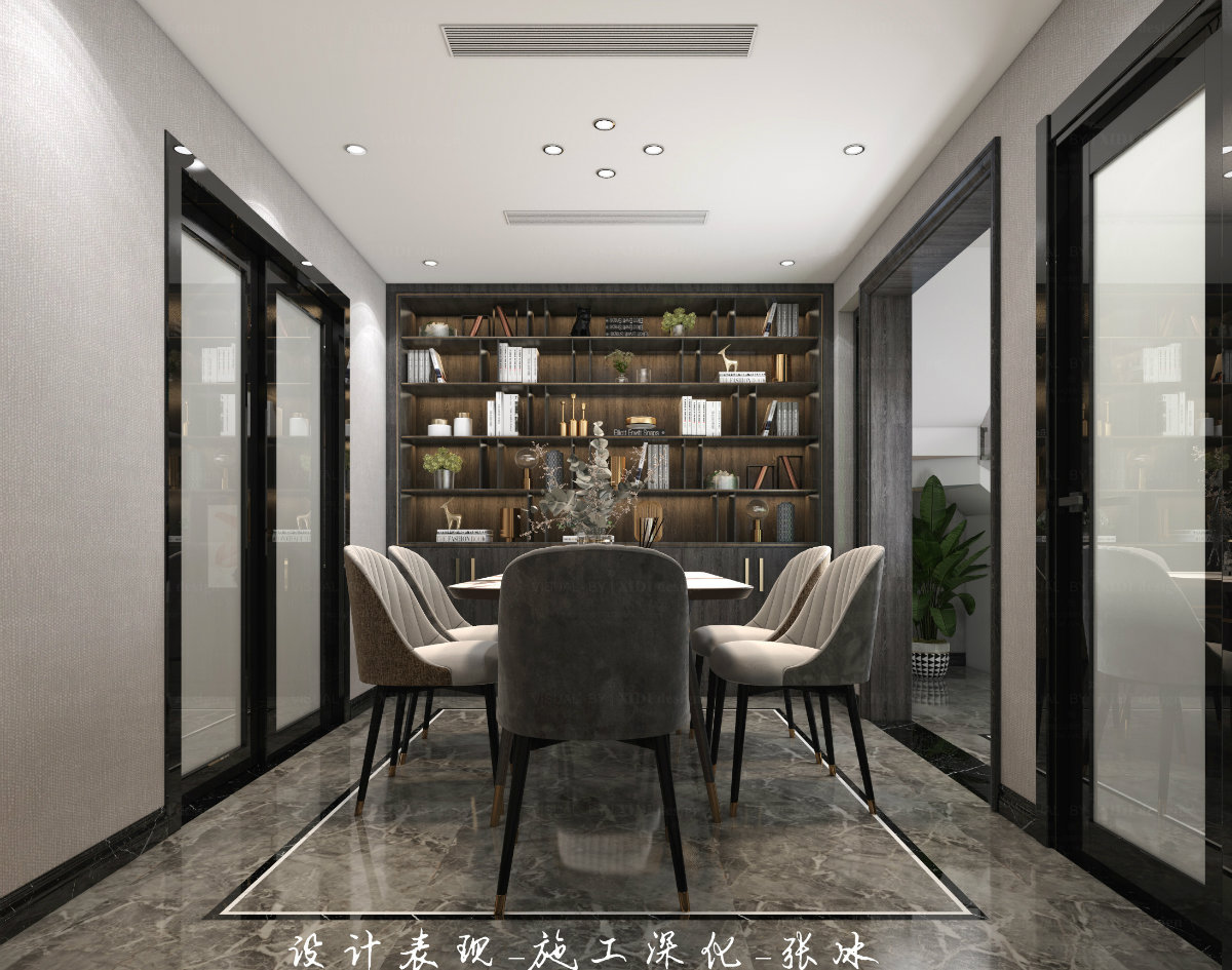 家装丨现代轻奢丨客厅+餐厅+卧室-4