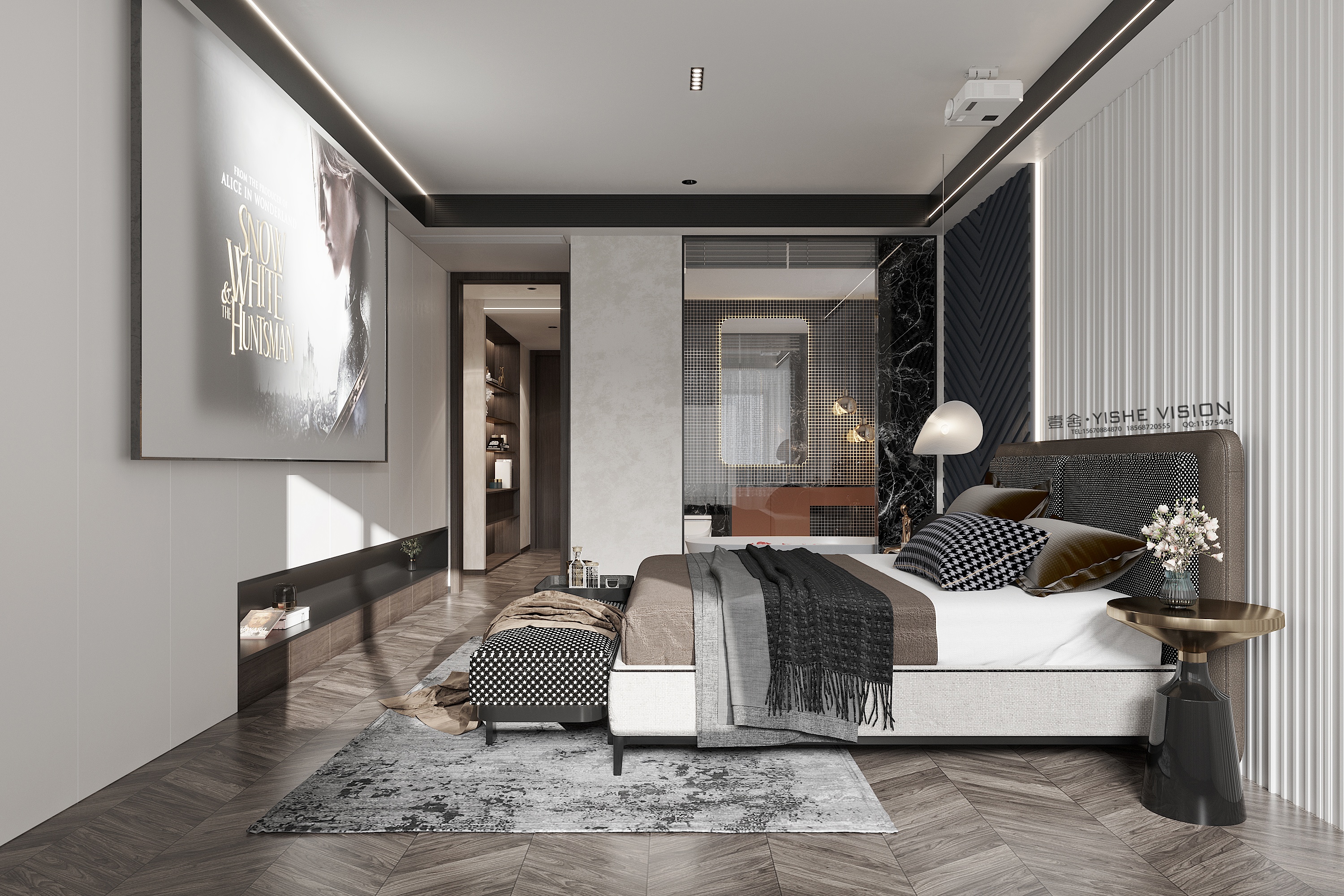 现代卧室设计-9