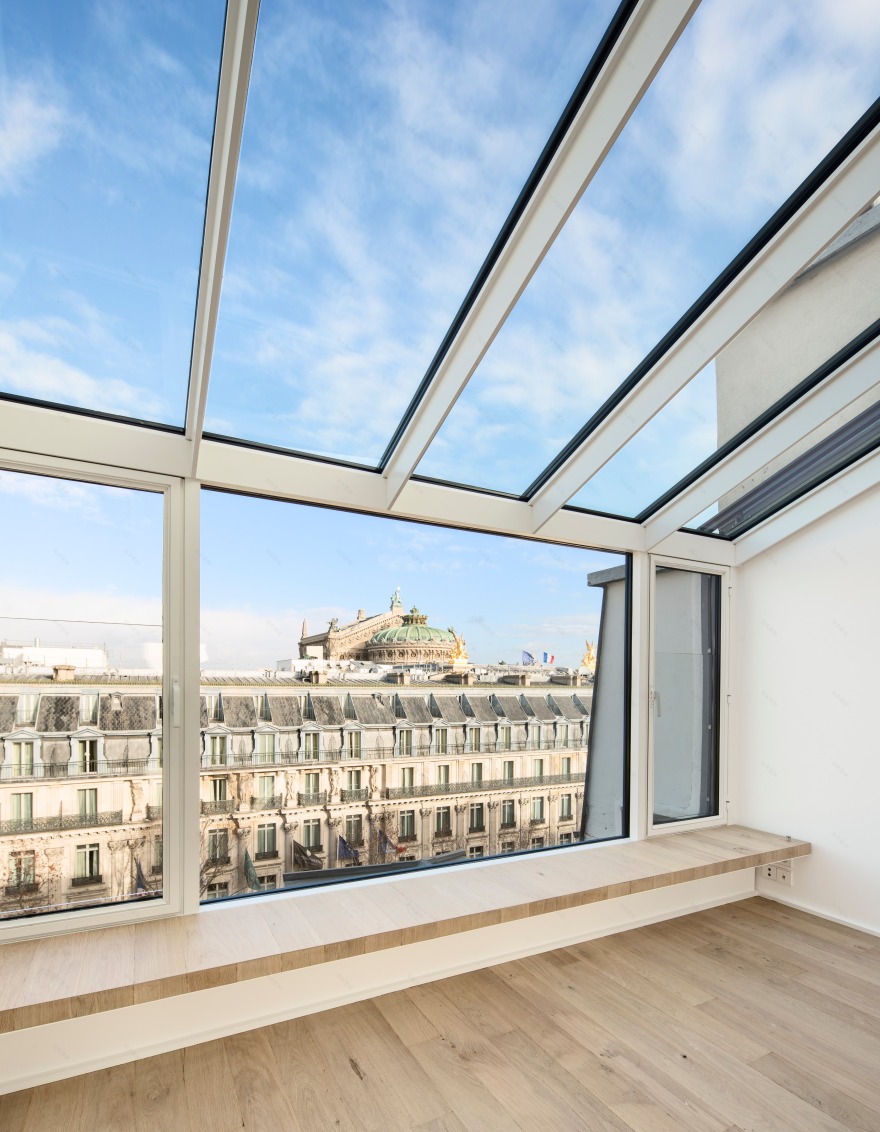 巴黎经典建筑中的现代居住空间-4