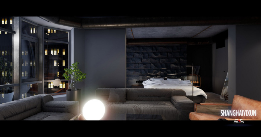 上海一巽 2018·虚幻 4 游戏引擎打造的高质量室内设计-31