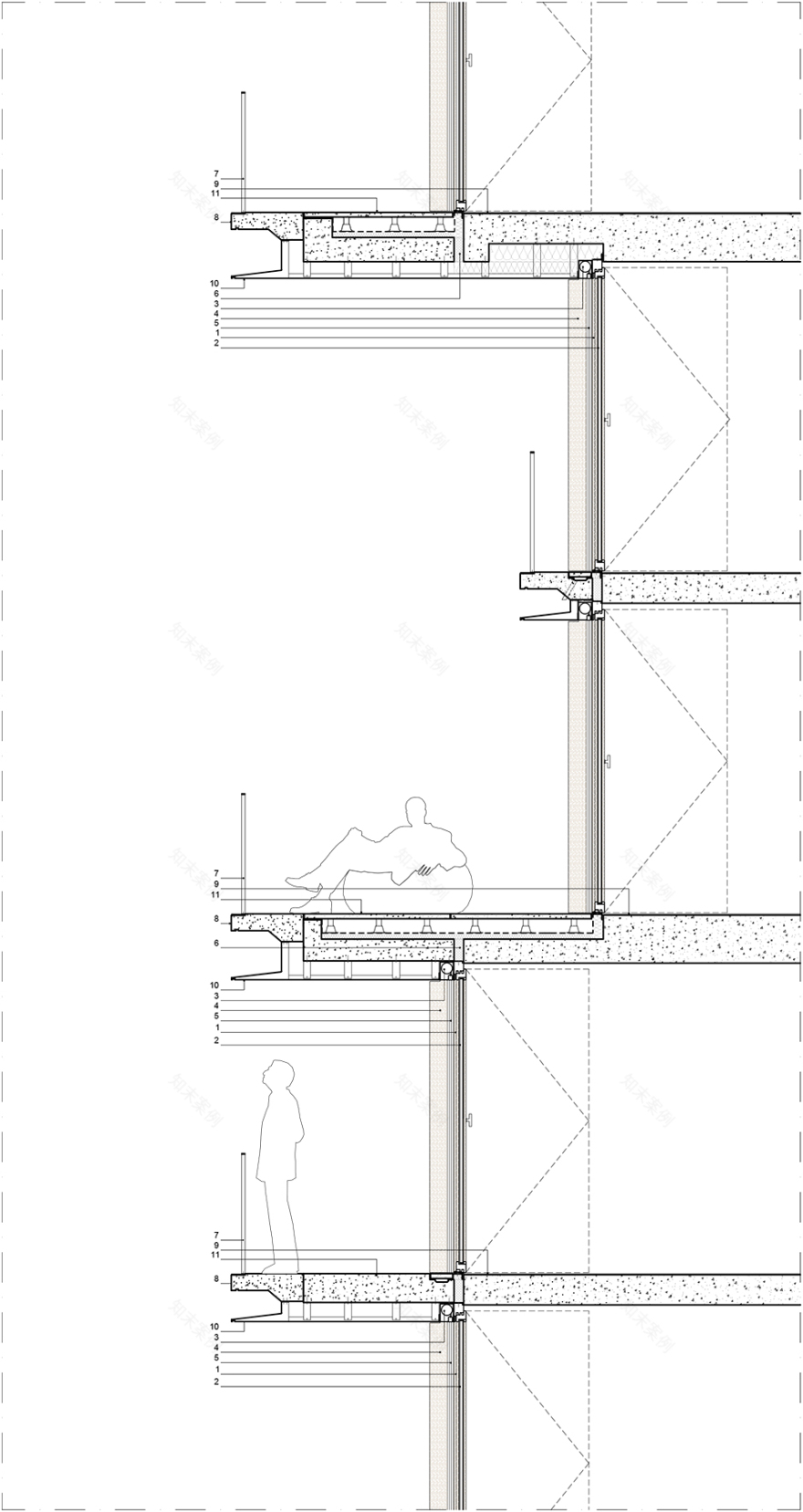 巴黎统一和谐低层区与高度多样高层区的住宅设计丨法国巴黎-61