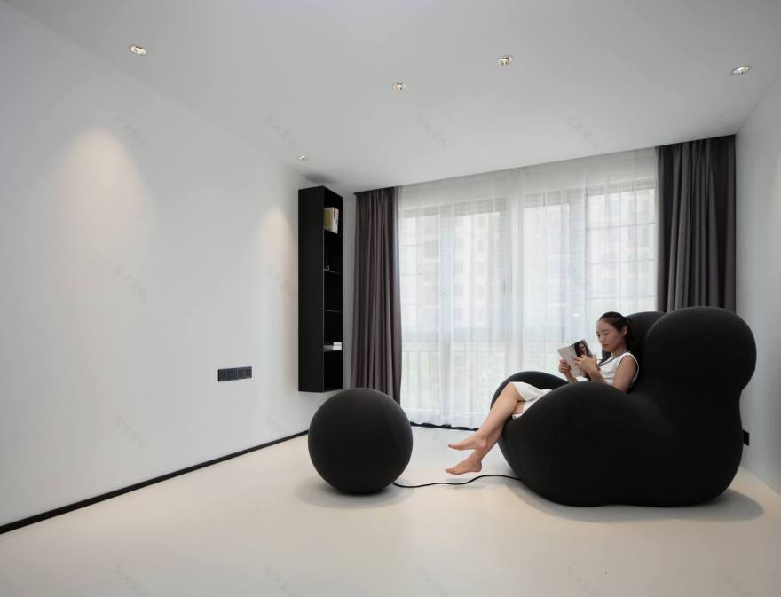独居时光,编织一个人的梦——沈健 90 平米自由无拘束空间设计-2