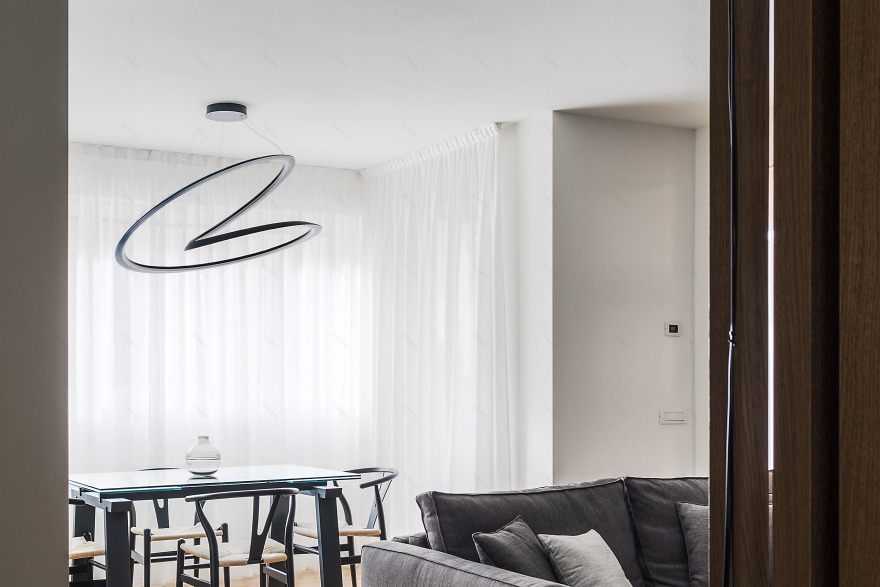 米兰优雅灰调公寓,经典与现代的碰撞-10