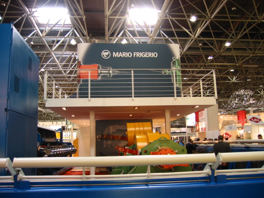 2006 年德国杜塞尔多夫国际线缆及金属线材工业展览会上,Mario Frigerio Spa 的展台设计-14