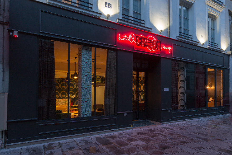 巴黎彩色艺术酒店“红蜡笔”-34