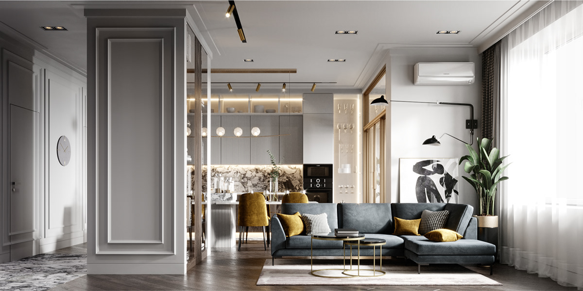 Modern Flat in Moscow|俄罗斯-0