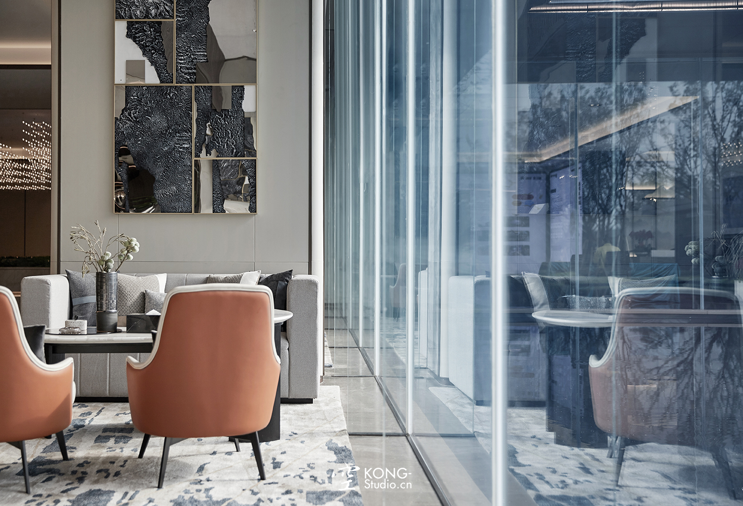 空与间建筑摄影：融创观溪樾销售中心-17