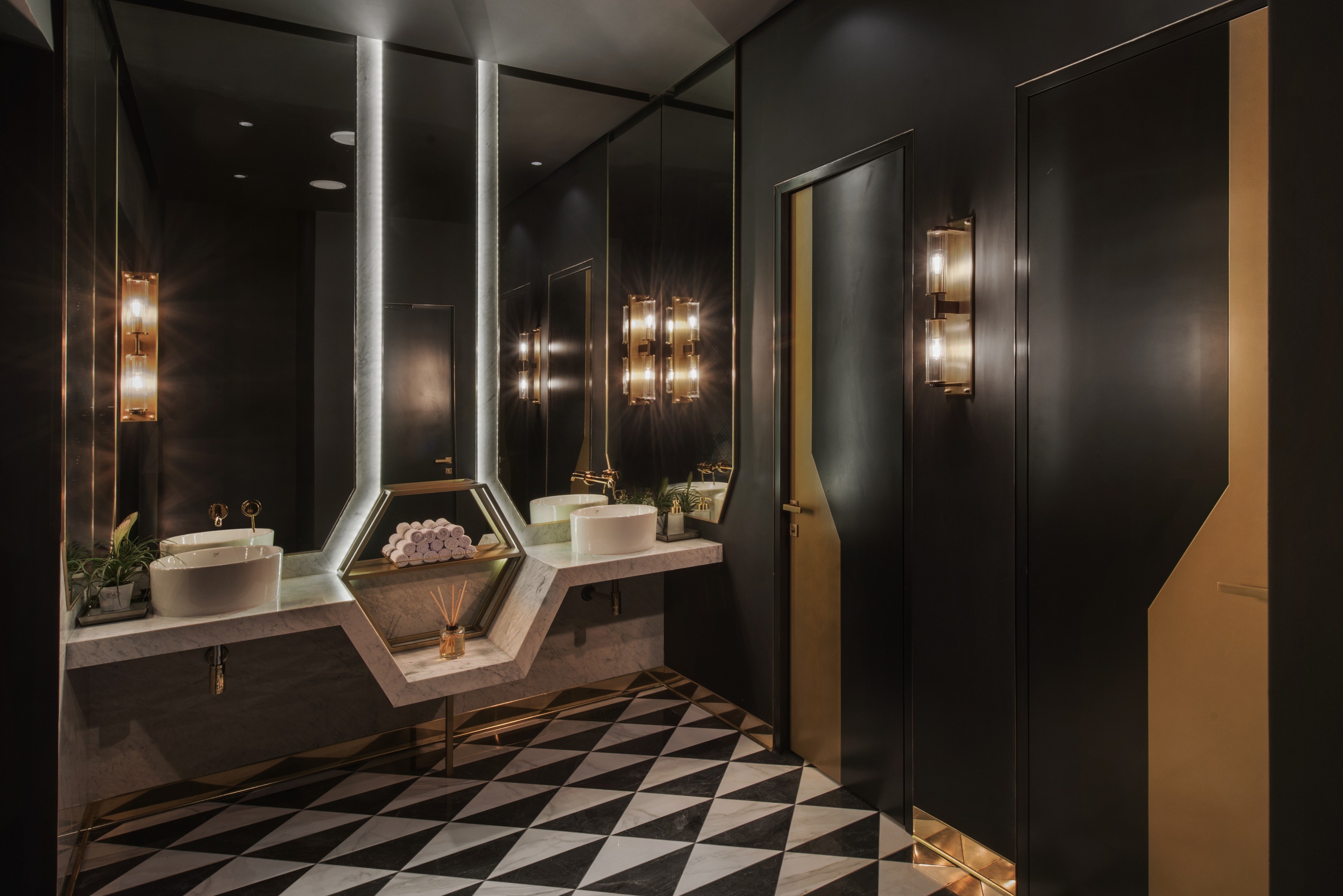 梦幻金碧 Gatsby 风格餐厅丨俄罗斯莫斯科丨ARCHPOINT bureau-2