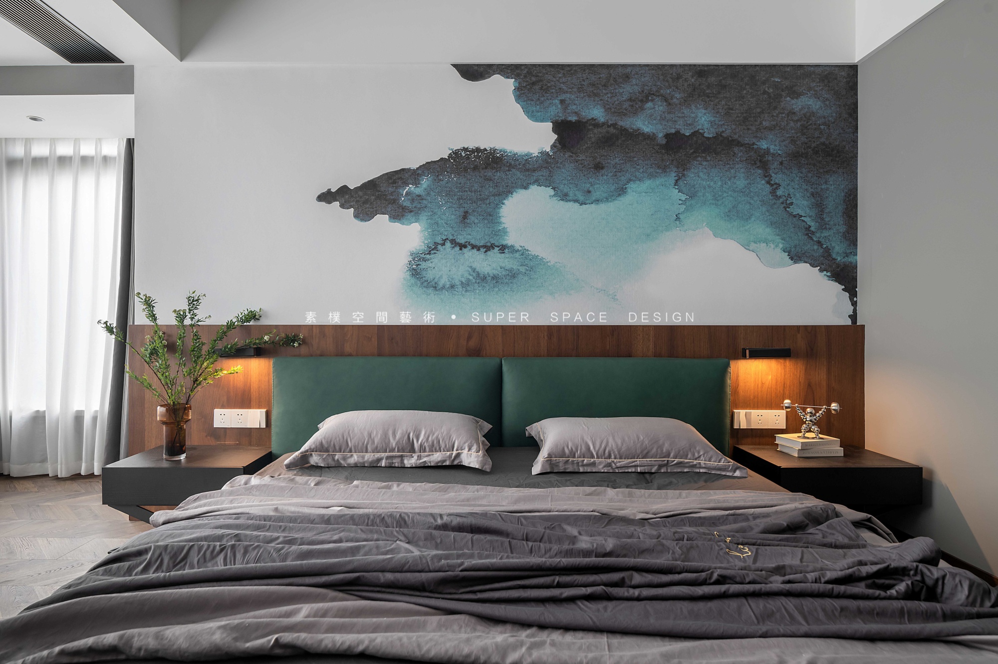 素朴设计丨平层丨素朴作品丨弹子石土著40万装120平现代家，儿童房简直太漂亮-17