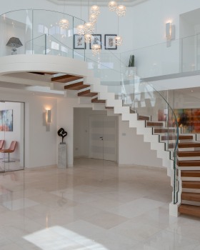 The COBRA - bulky helical staircase design by Siller Stairs