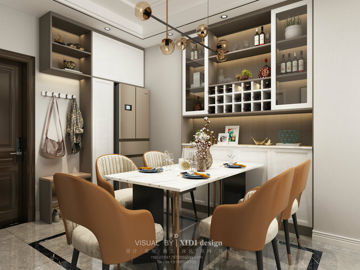 四月更新丨现代轻奢法式系列客餐厅餐厅合集-6