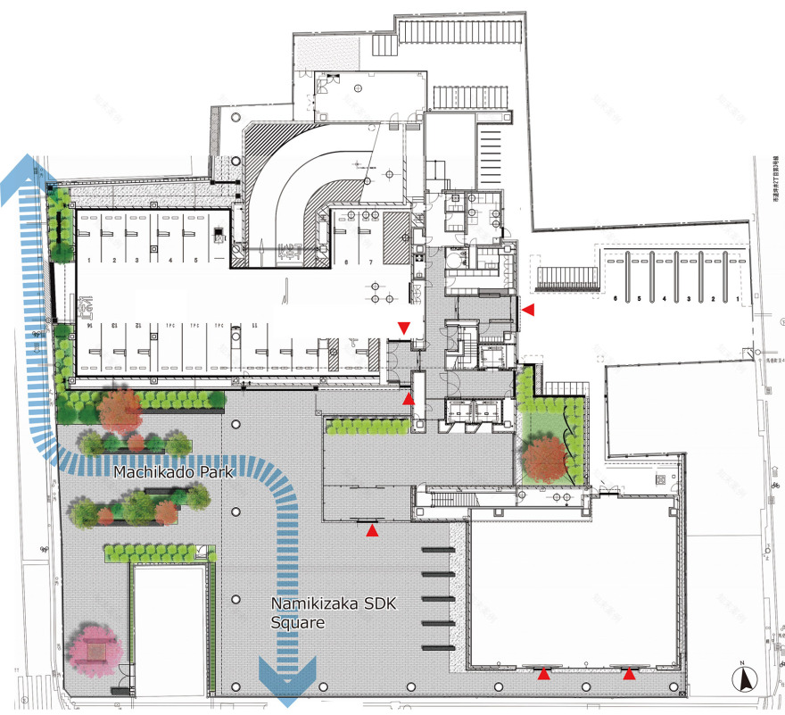 熊本城下町 · 融合环境特色的现代办公建筑丨日本熊本丨日建设计-68