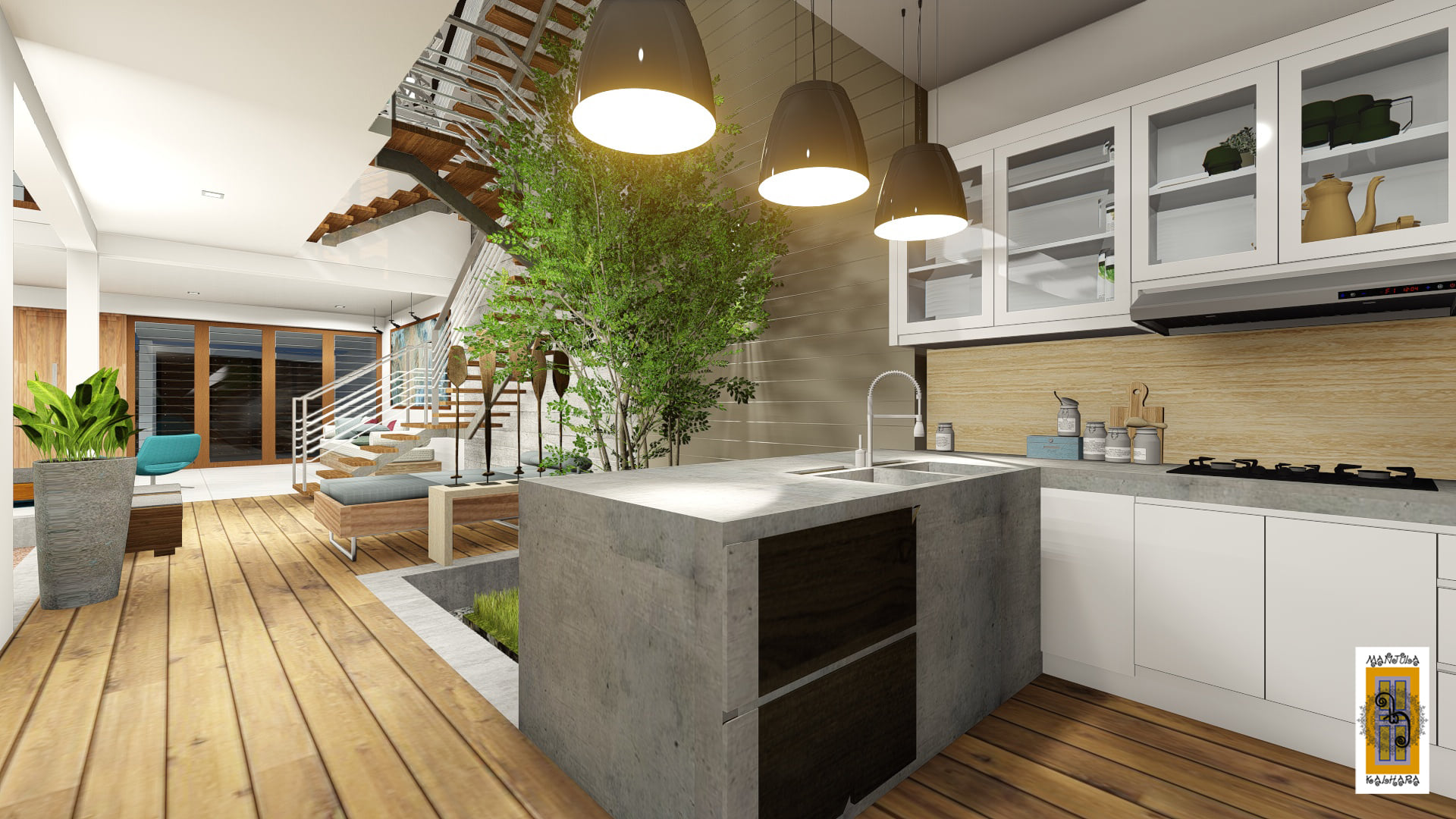 "斯里兰卡 Battaramulla 别墅 | 现代极简主义的完美体现"-22