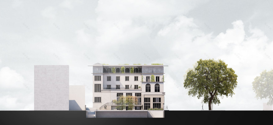 经典翻新,历史与现代共融的办公建筑-3