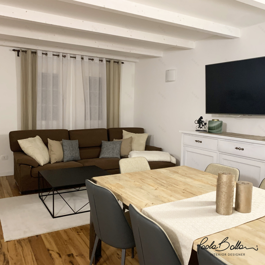 温馨乡村客厅软装设计-0