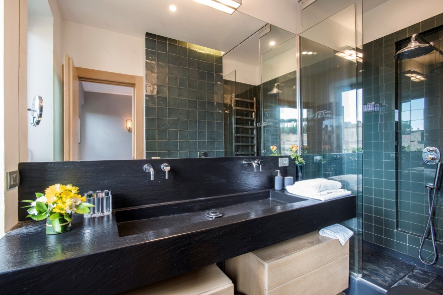 鸟语绿意中的宁静空间——罗马 Gianicolo 与 Trastevere 间 Oasi 公寓设计-35