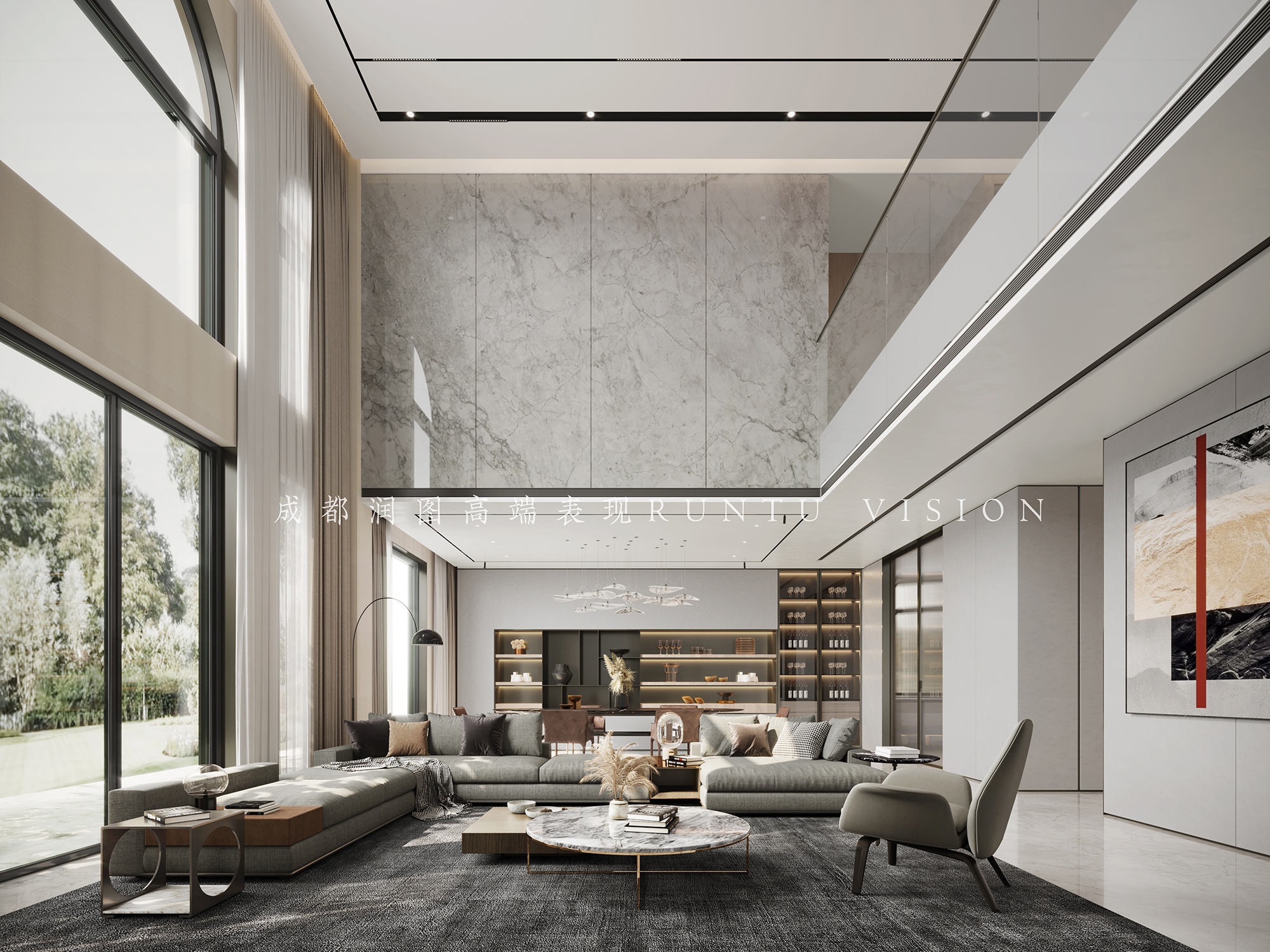 金色稻田家装设计丨中国成都丨润图设计-18