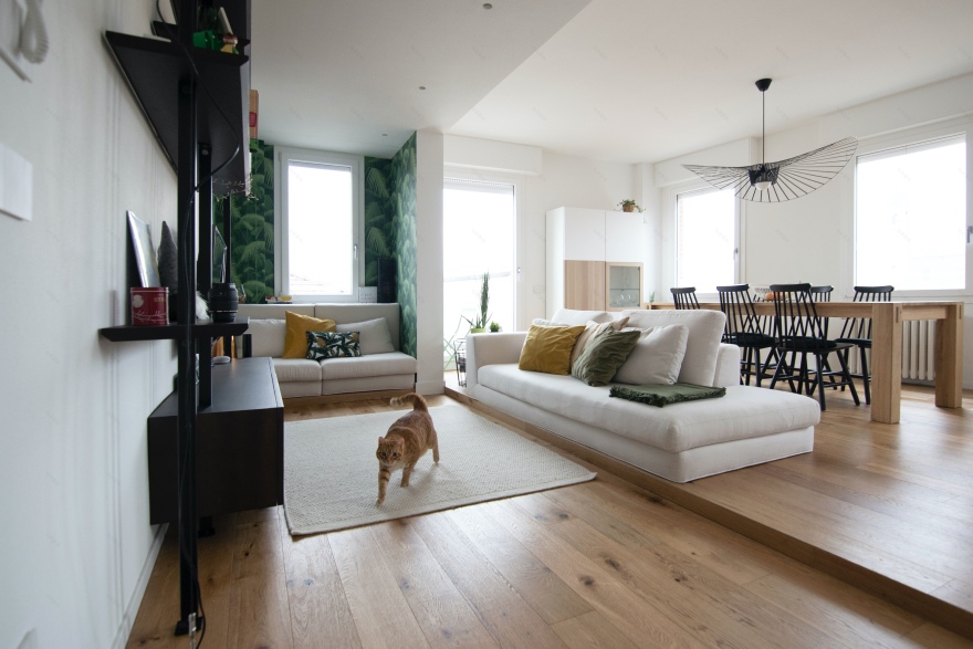 复古与现代共融的 70 年代公寓翻新-1