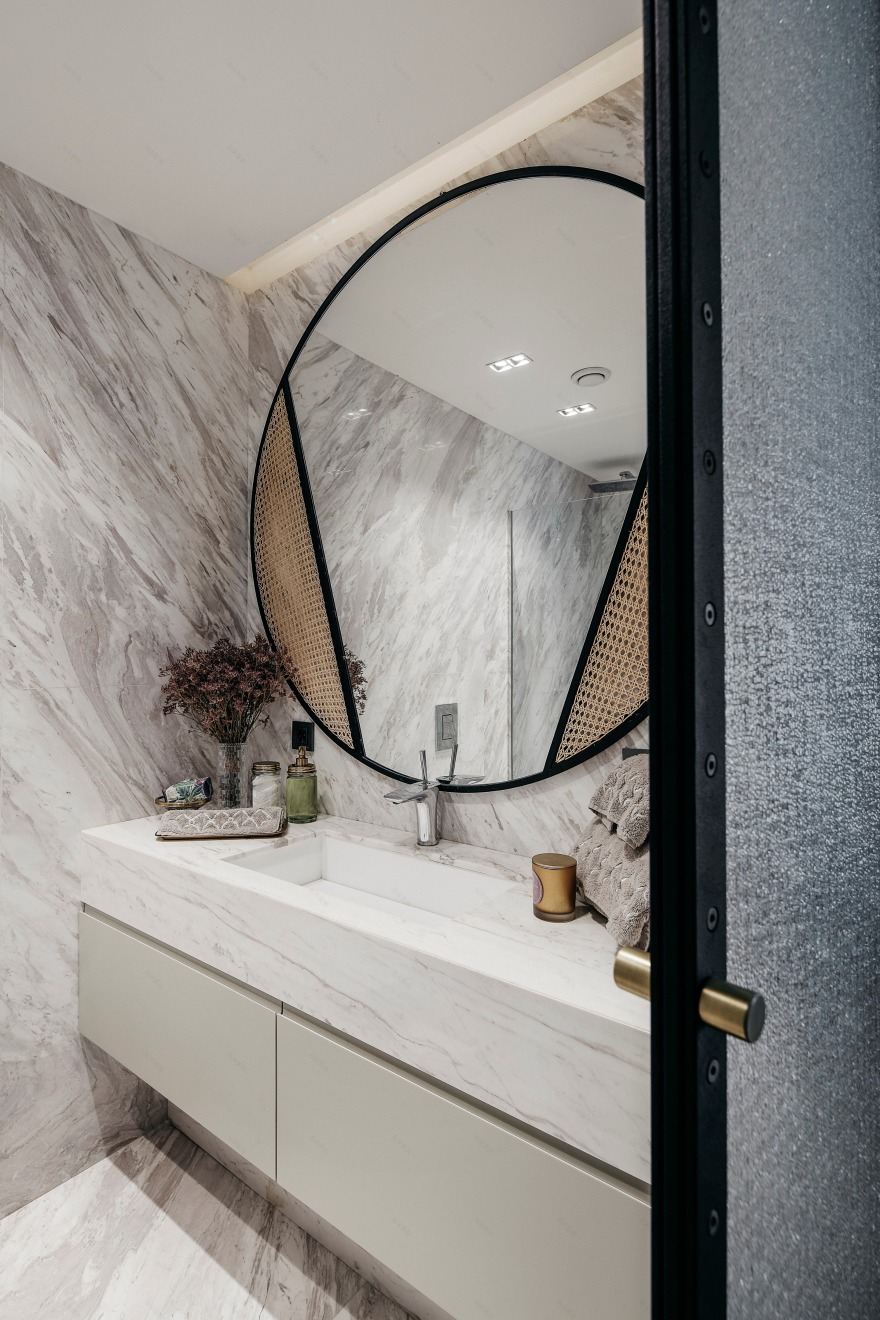 伊斯坦布尔现代简约公寓,定制设计打造舒适空间-35