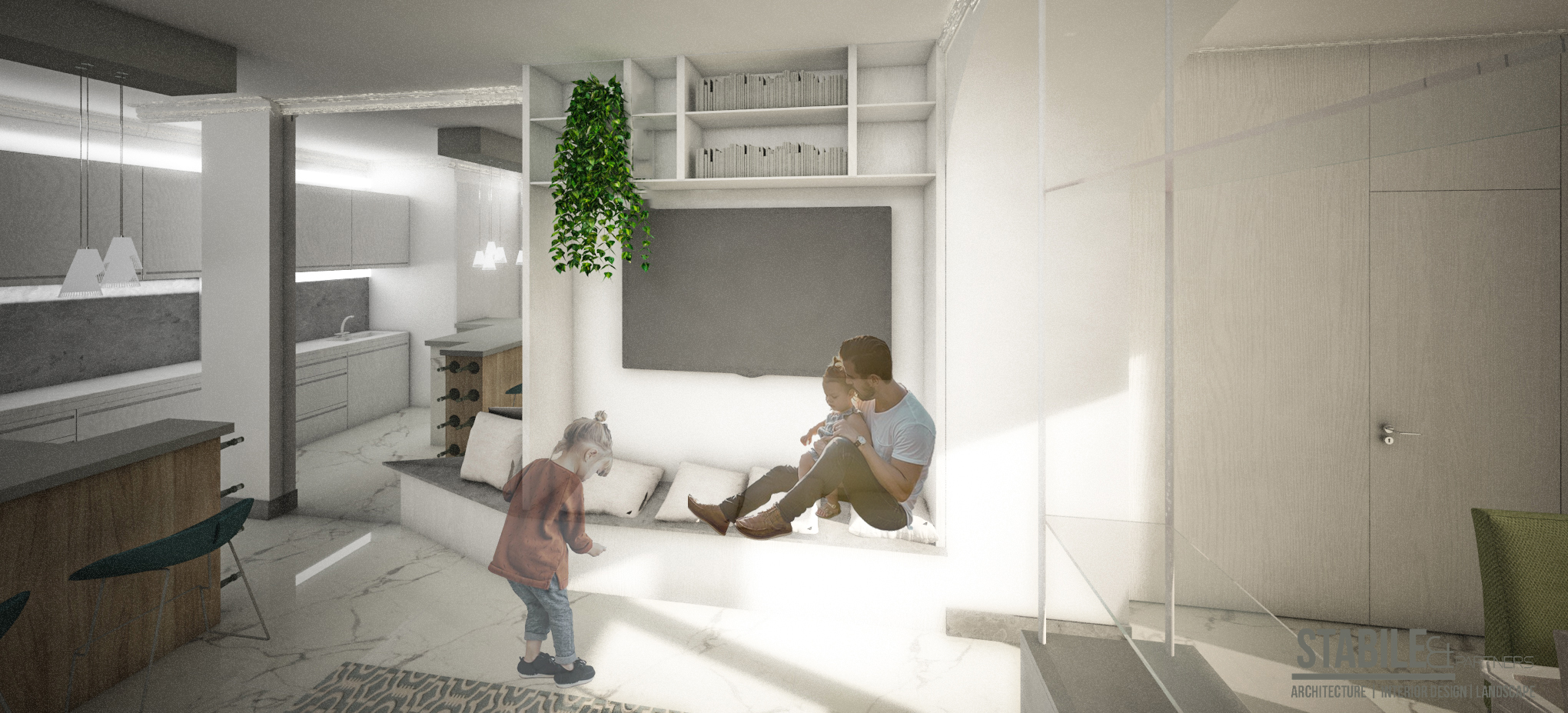 "N 世代公寓 | 蓝色地中海风格的年轻化设计"-33