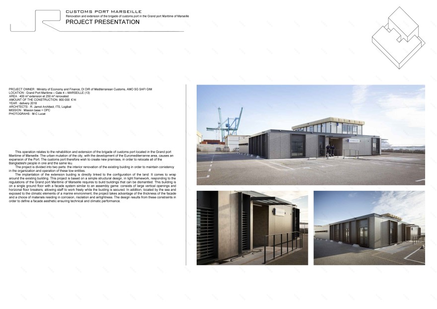 马赛海关港大楼改造 | 结构简约、环保节能-13