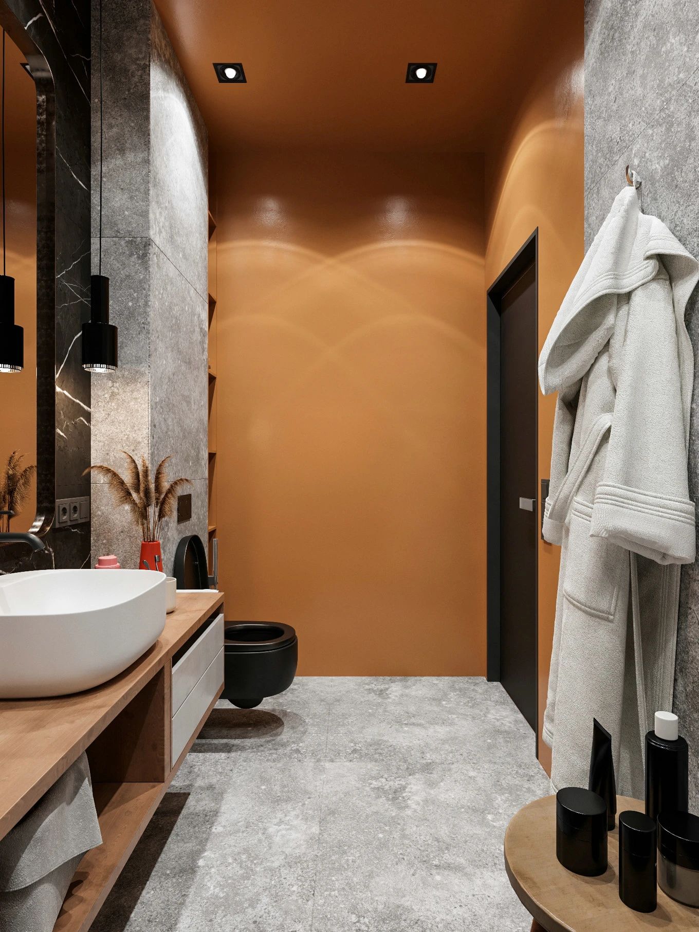 深色系的雅致空间-30