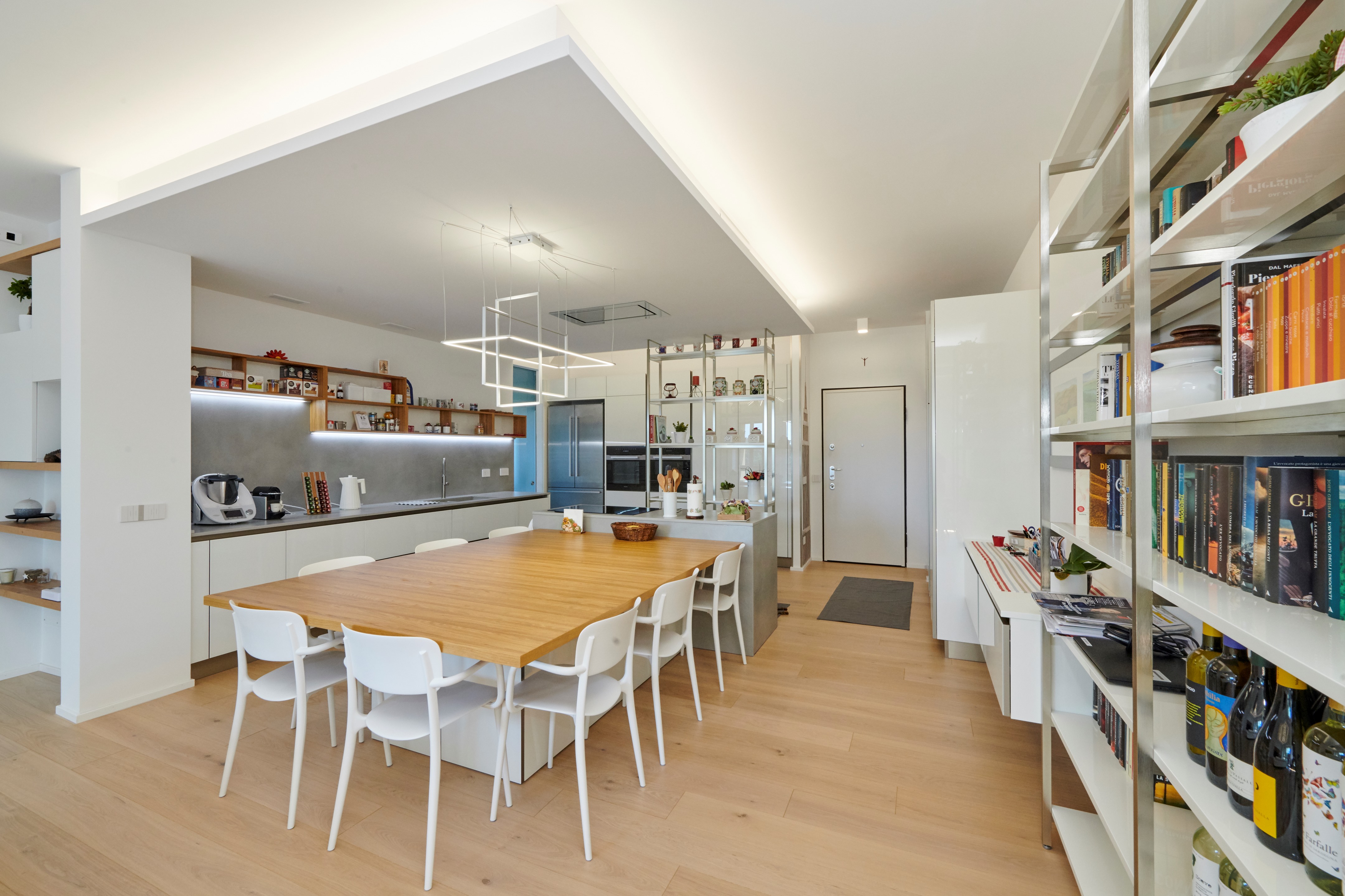 意大利 Vimercate 私人住宅照明设计丨Bianchessi-3