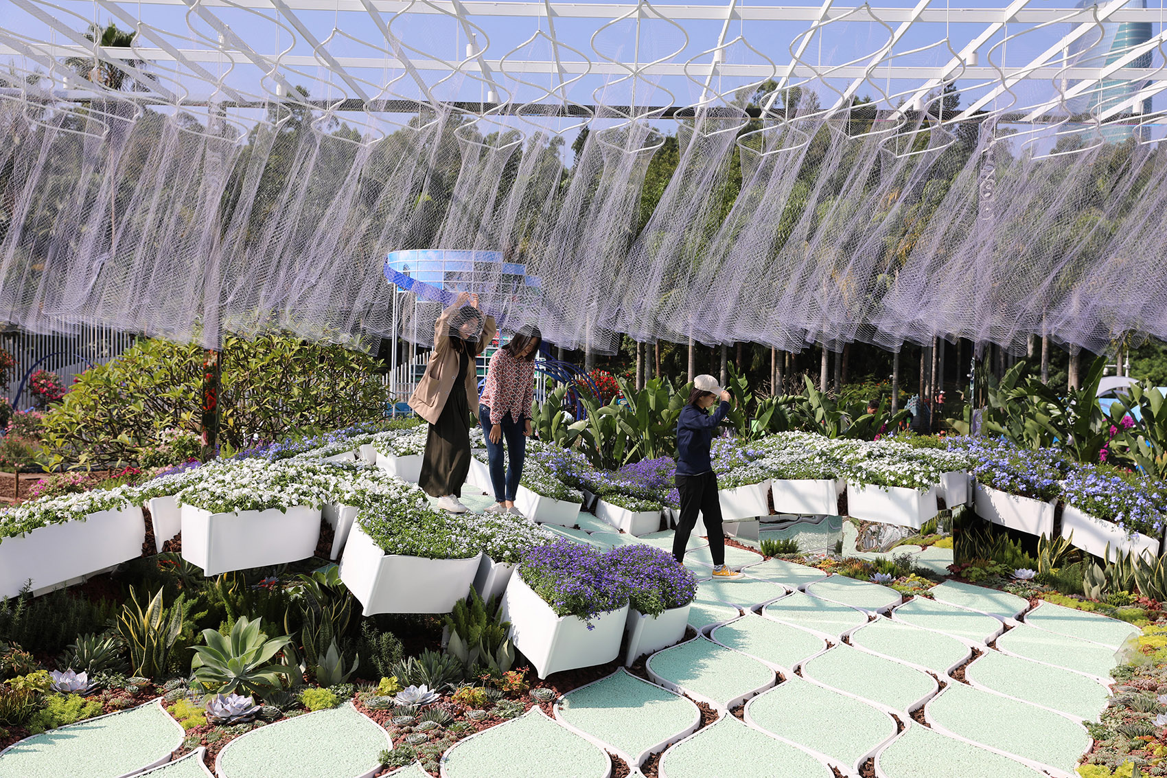 浪花园，深圳/不同角度的模块组合模拟海浪翻涌时的优美姿态-25