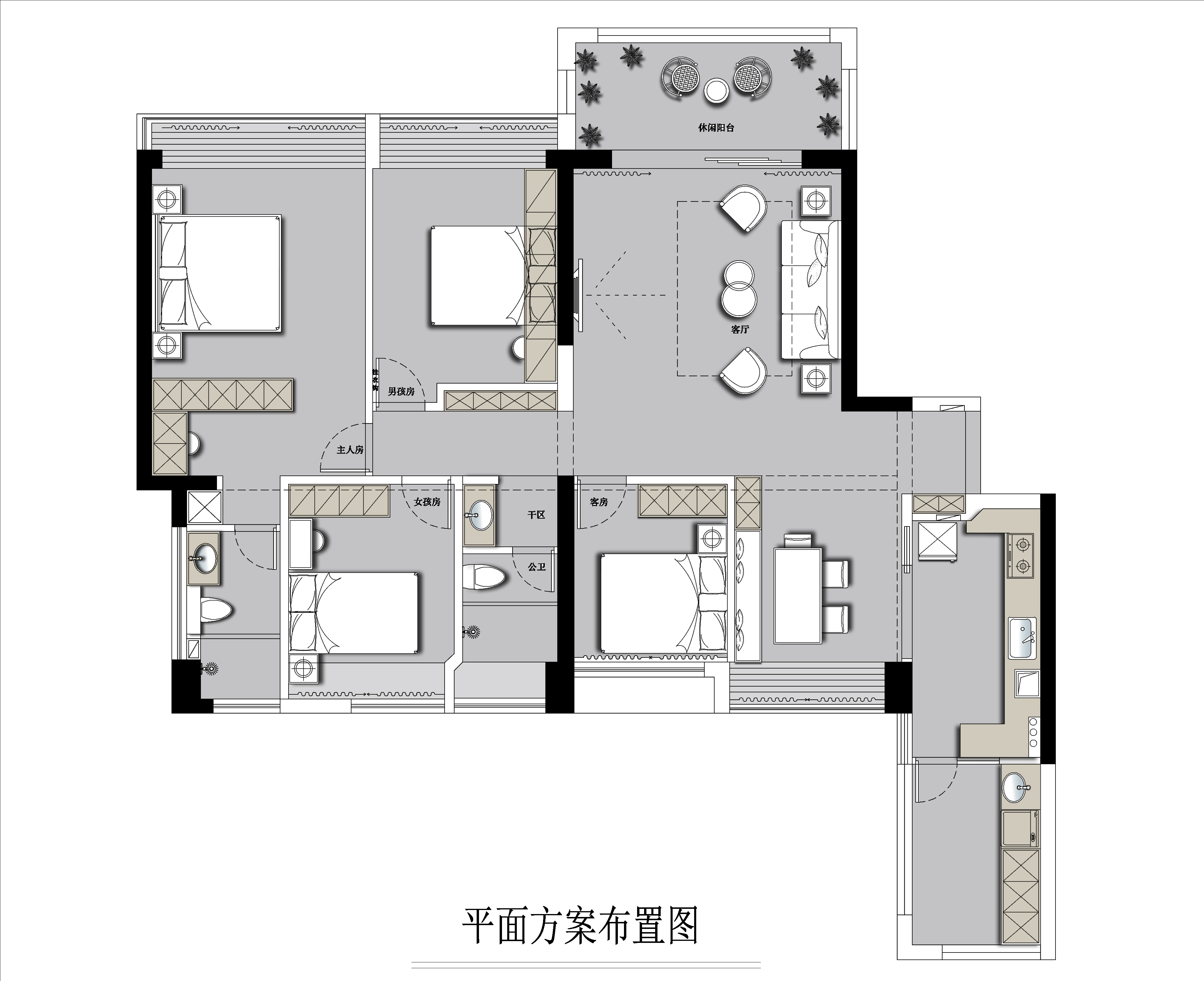 150 平现代家 | 色彩品质空间的魔法变身-42