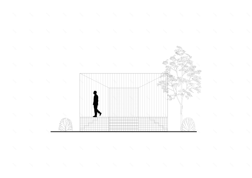 光影交错的“吸收”冥想亭-12