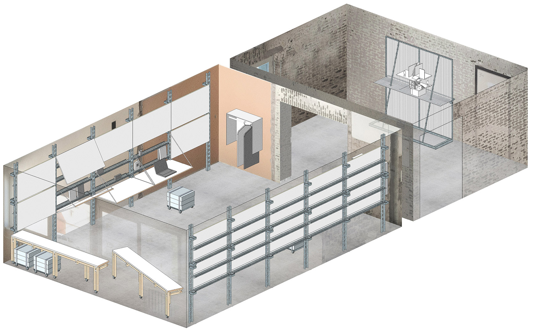 立陶宛跨学科艺术联盟建筑基金会办公空间设计丨立陶宛维尔纽斯丨ŠA atelier-6