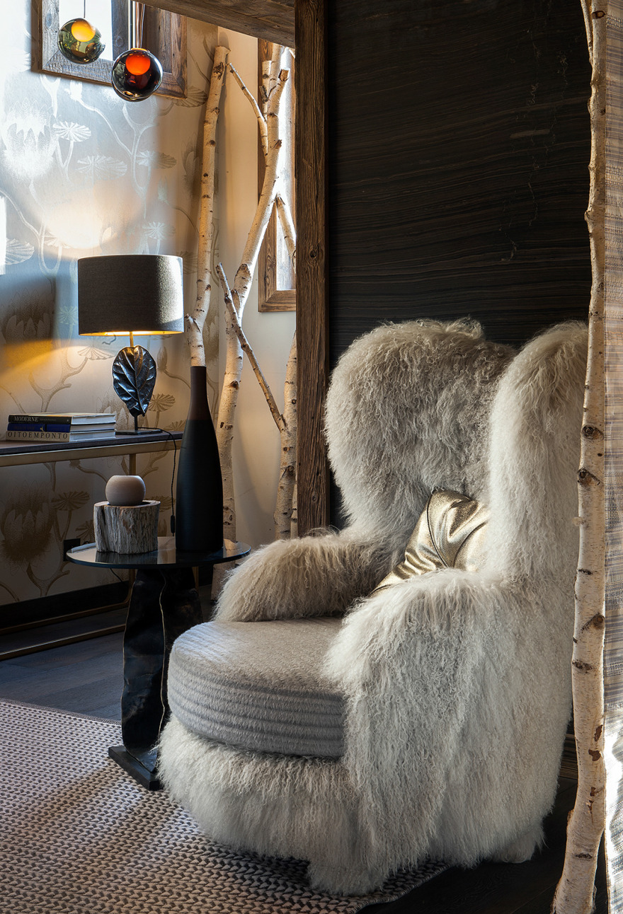 雪山之巅的豪华艺术之家-3