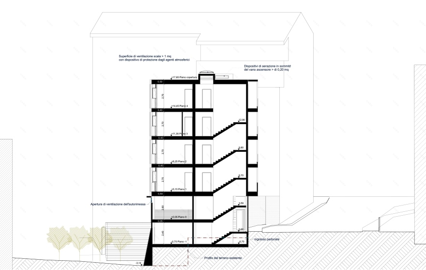锯齿状立面公寓 · 花园与城市共生的绿色住宅-10