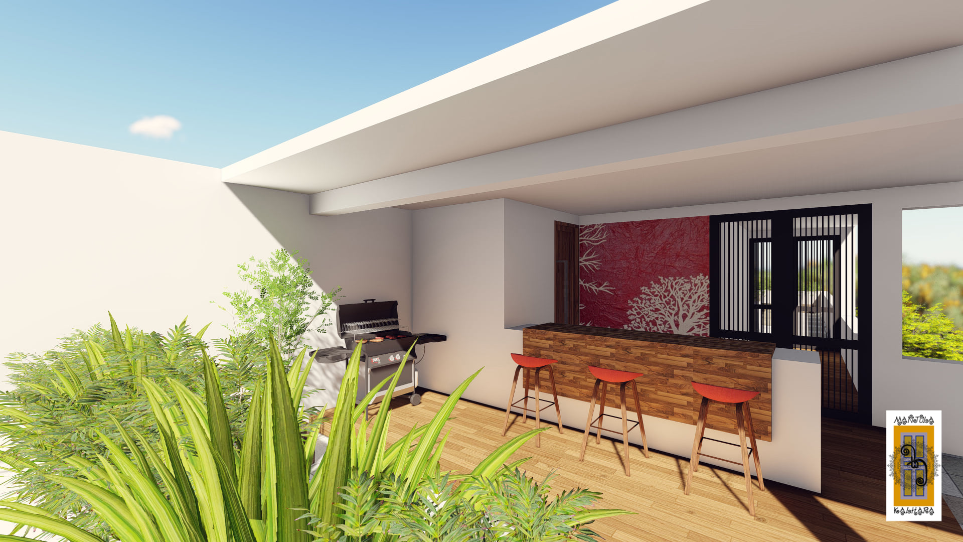 "斯里兰卡 Battaramulla 别墅 | 现代极简主义的完美体现"-7